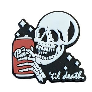 Dr. Pepper ‘Til Death Croc Charm